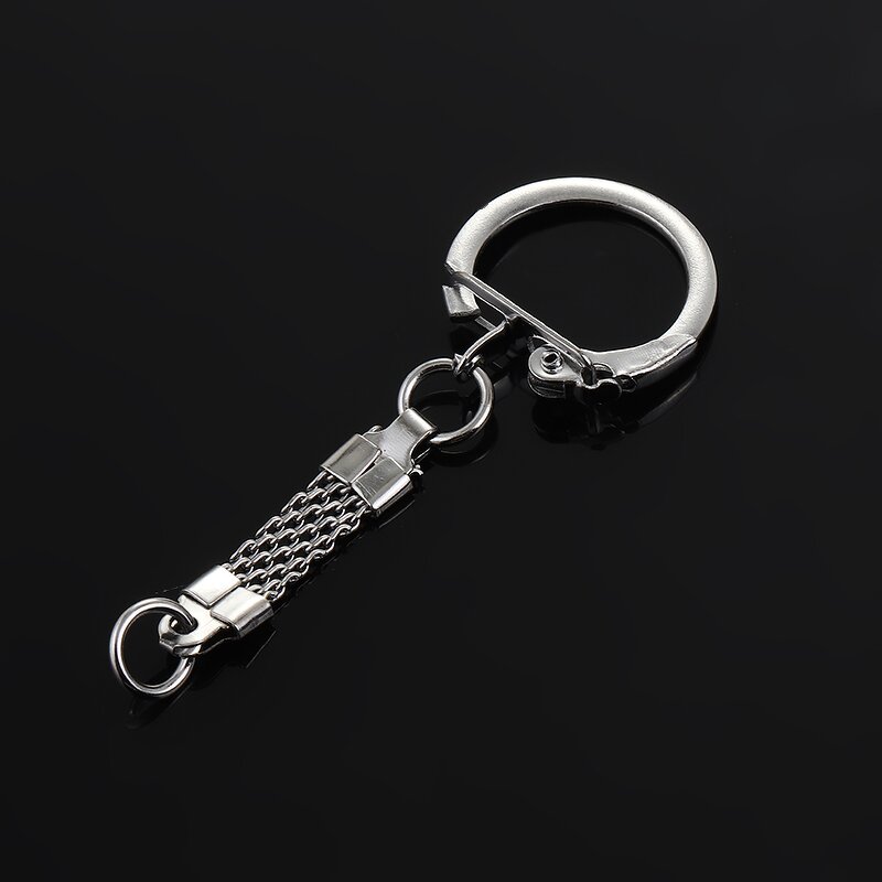 Buckle Factory - 21.8x63.5mm Metal Round with Belt Key Ring