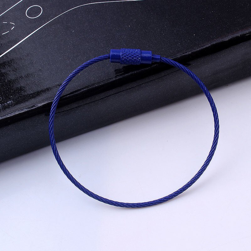 Key Chain Factory - Simple Cheap 10pcs Stainless Steel Colored Wire