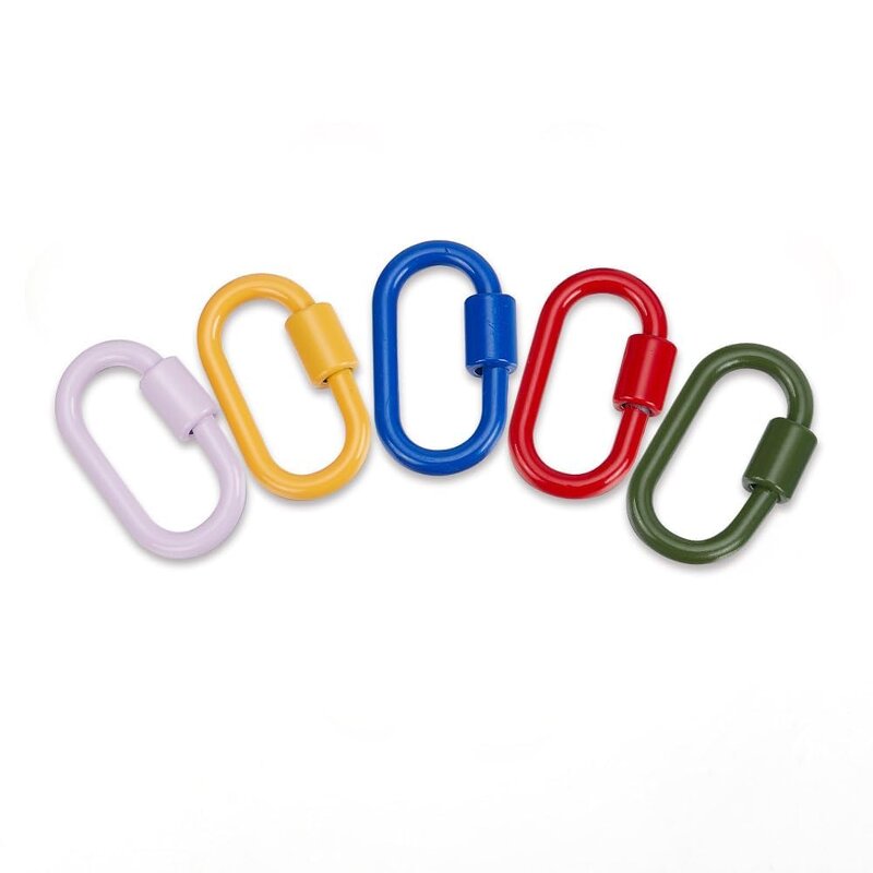Carabiner Factory - Colorful Splatter Paint Enamel Oval 37x22mm