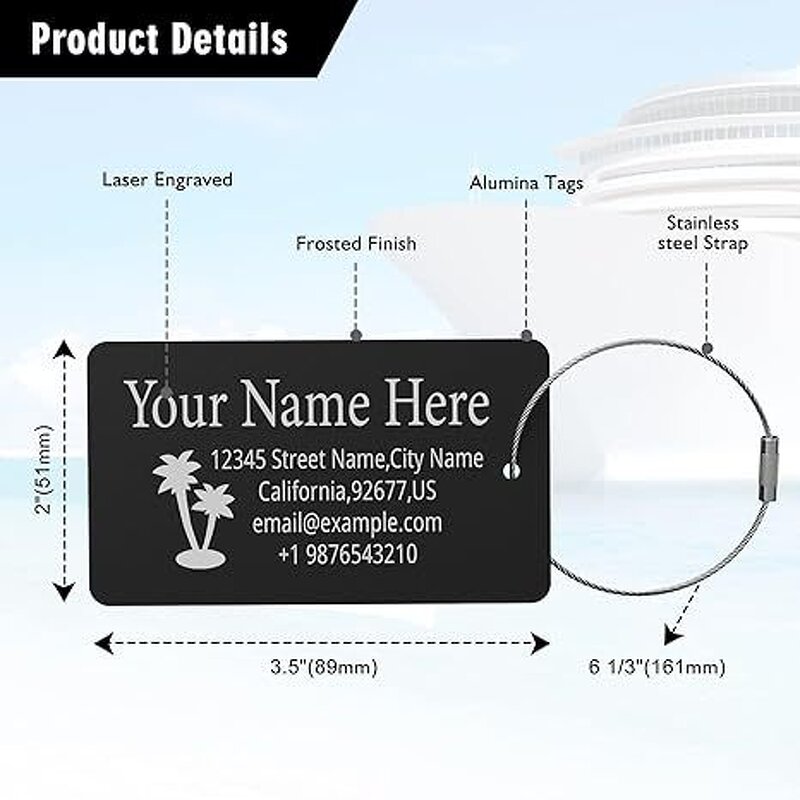 Luggage Tag Factory - Factory Customized Sublimation Metal Blank