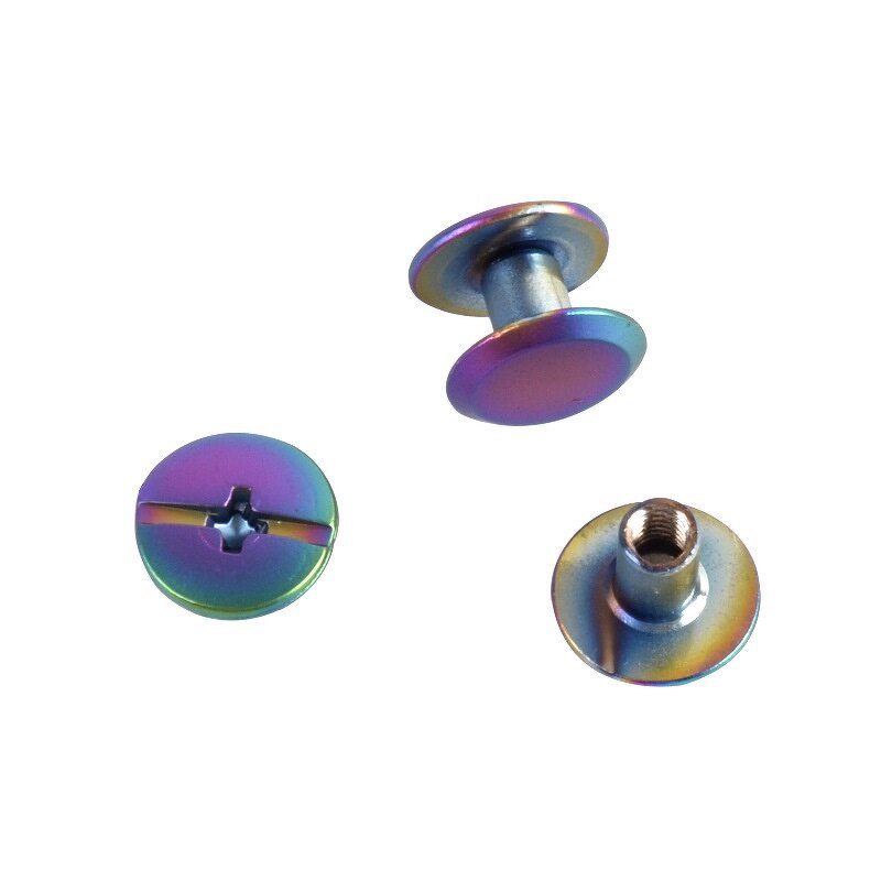 Chicago Screws Factory - Rainbow Iridescent Binding Post Rivets