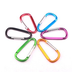 Carabiner Factory - Colorful Aluminum D-Ring Clip Outdoor Camping