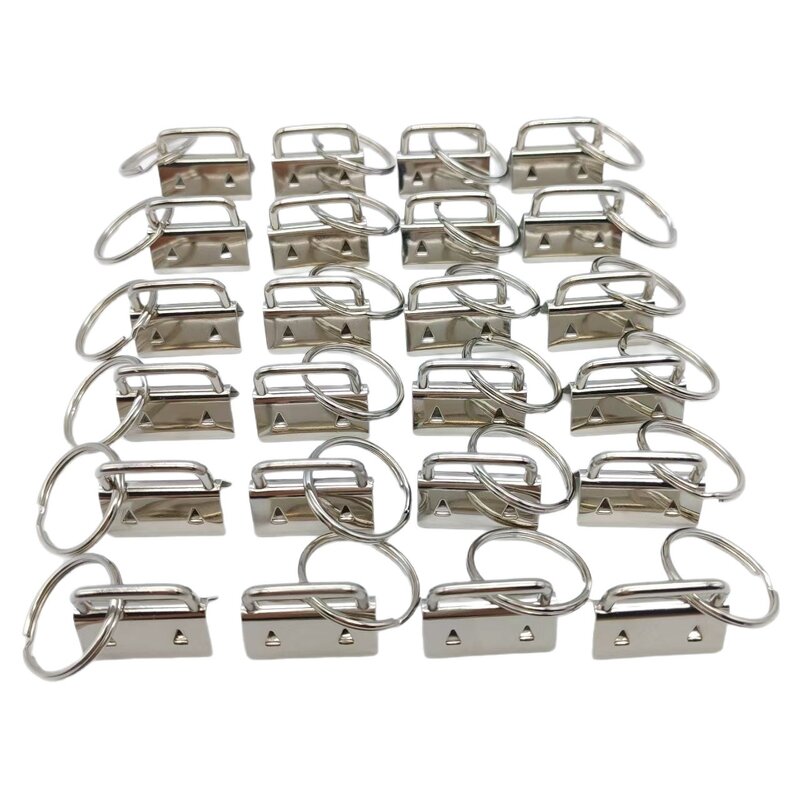 Key Fob Hardware Factory - 25mm Wristlet Clamp Split Ring DIY