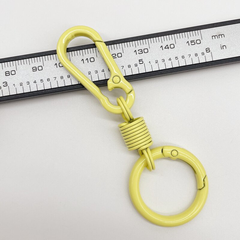 Keychain Factory - Colorful Zinc Alloy Swivel Clasp with Round Ring