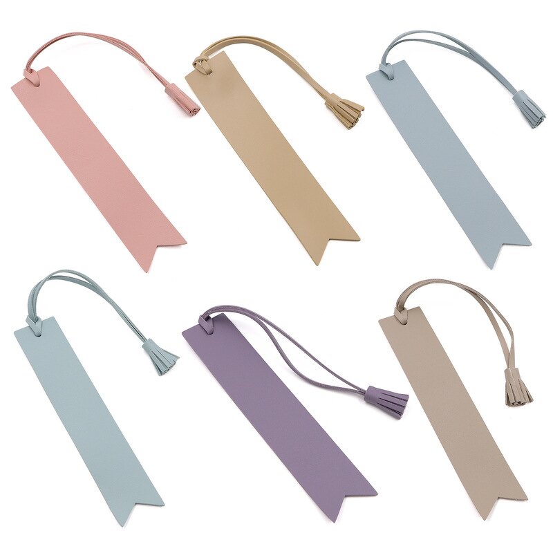 Leather Bookmark Factory - Double-Sided Tassel Reading Page Marker
