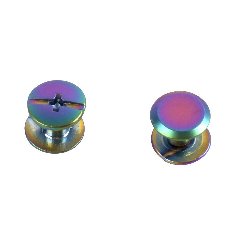 Chicago Screws Factory - Rainbow Iridescent Binding Post Rivets