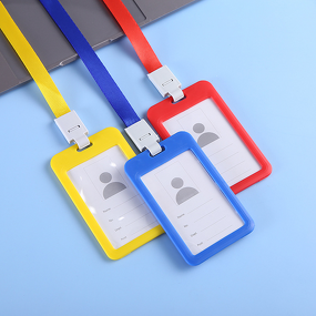 Lanyard Factory - Custom Logo Polyester with Plastic ID Card Holder