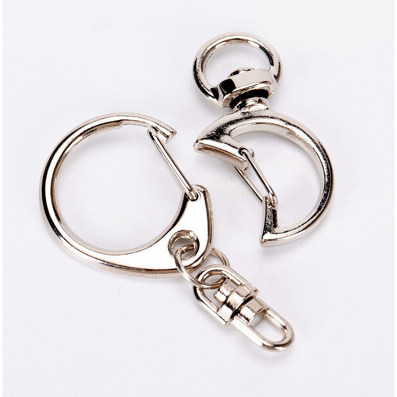 Keychain Rings Factory - Spring Snap C Hook Metal Split Parts
