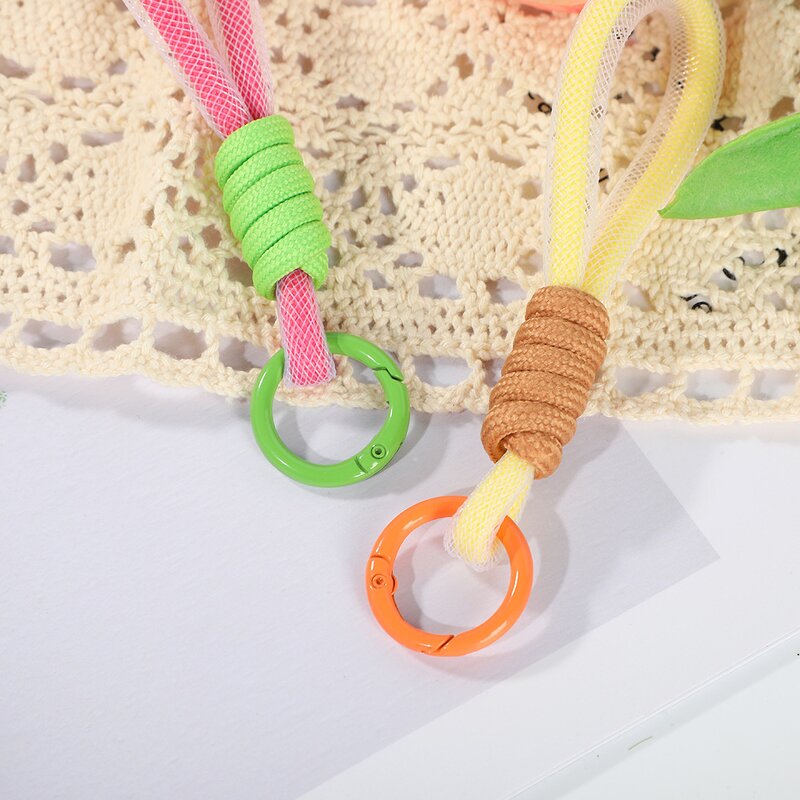 Keychain Factory - Pastel Rope Loop Lanyard Strap Bag Pendant