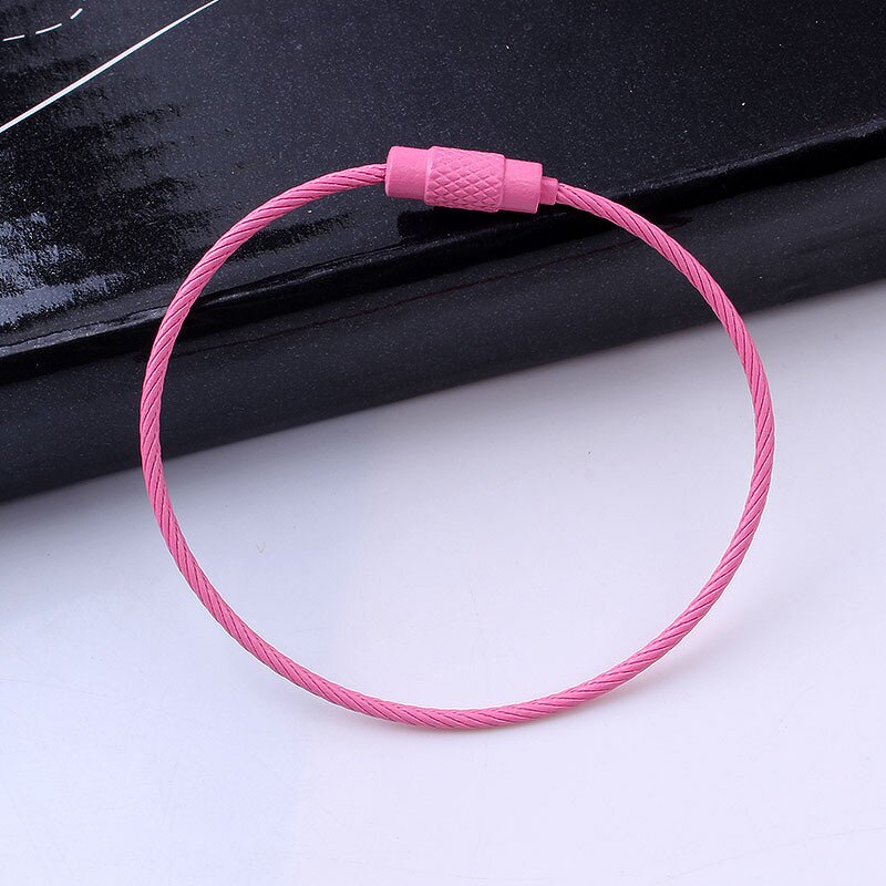 Key Chain Factory - Simple Cheap 10pcs Stainless Steel Colored Wire