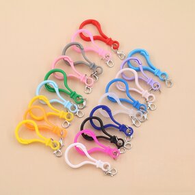 Lobster Claw Factory - Mixed Candy Colors Plastic Hook Clip DIY
