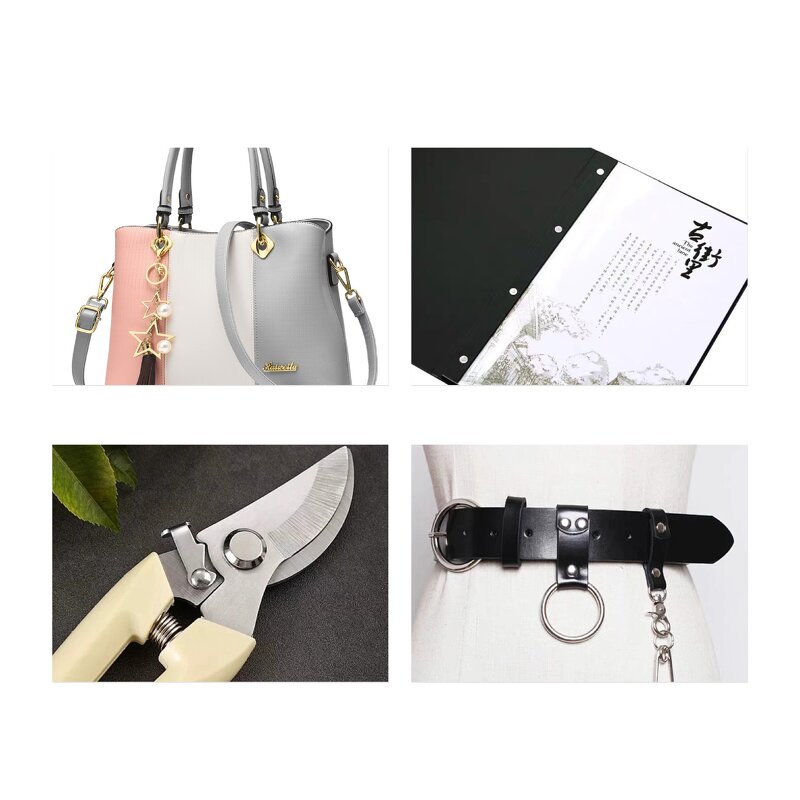 Chicago Screws Factory - Gun Metal Black Binding Posts Rivets