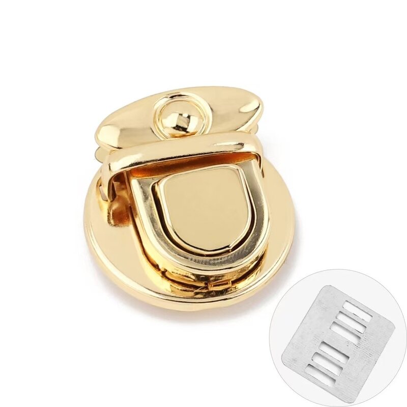 Lock Clasp Factory - Small Oval Metal Twist Turn for Handbag