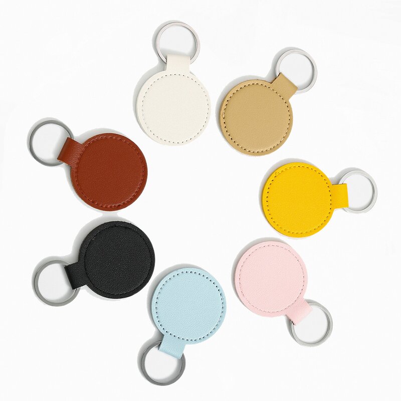 Keychain Factory - Custom Logo PU Leather UV Printed Car Key Tag