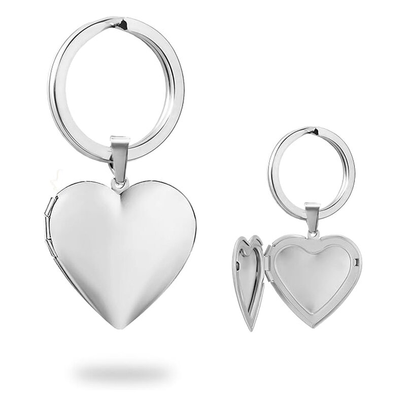 Keychain Factory - Customized Metal Laser-engraved Heart-shaped