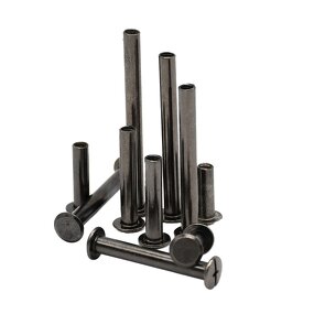 Chicago Screws Factory - Gun Metal Black Binding Posts Rivets