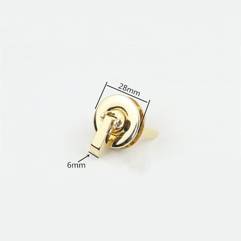 Lock Clasp Factory - Round Metal Twist Turn Zinc Alloy Bag Closure