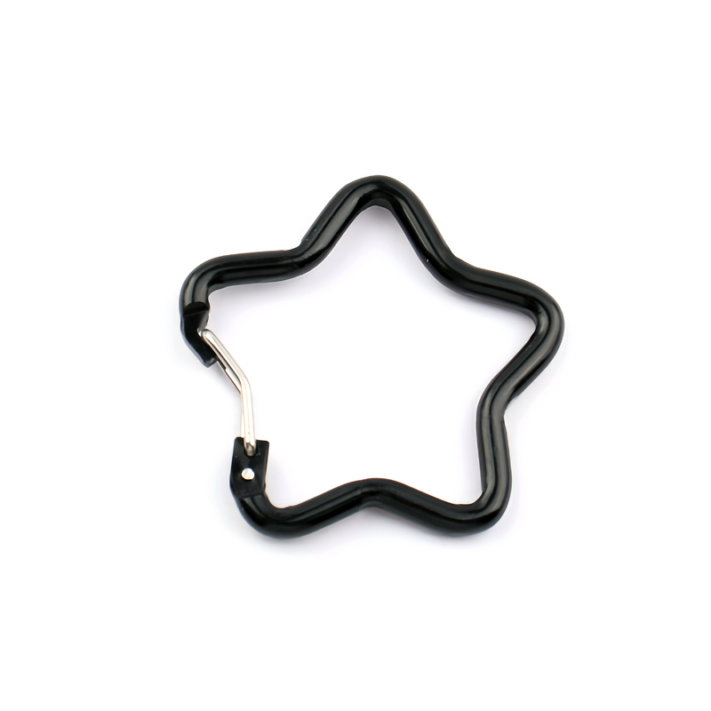 Carabiner Keychain Factory - Colorful Star-Shaped Aluminum Alloy