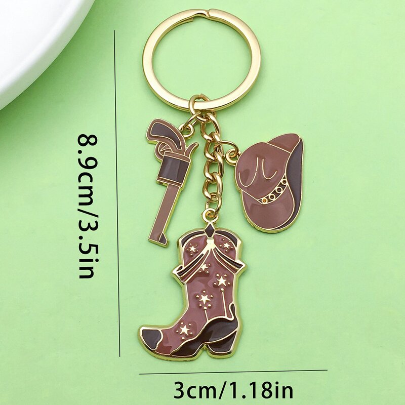 Keychain Factory - Vintage Western Denim Cowboy Hat Coin Holder