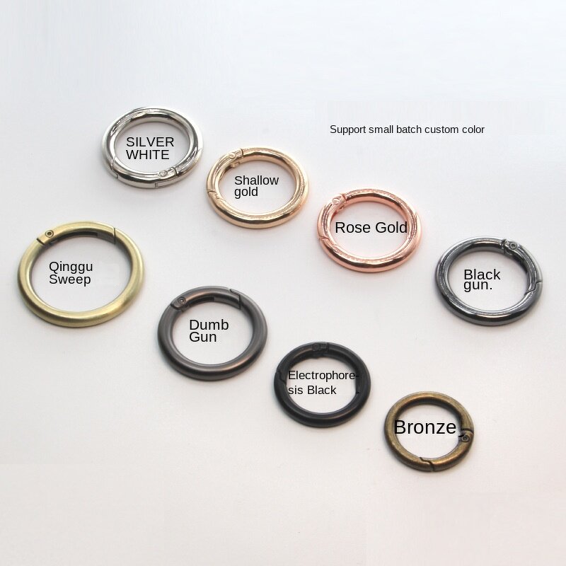 Key Rings Factory - Wholesale Zinc Alloy Spring Carabiners for Bag