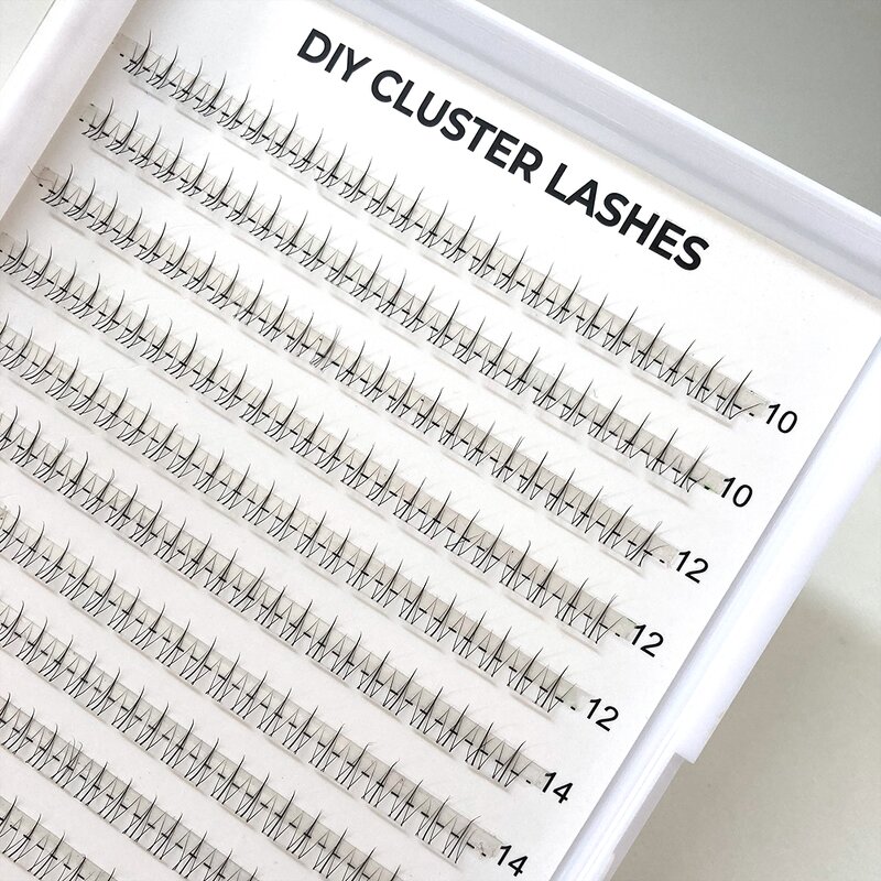 Premade Lash Clusters Factory - Wispy Private Label with Spikes