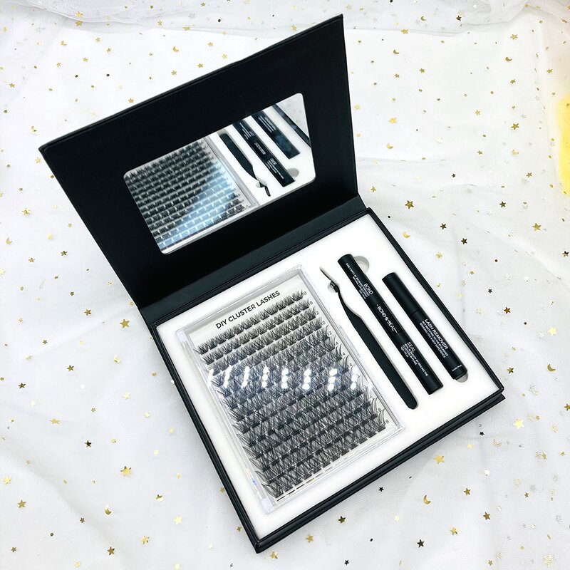 Waterproof Lash Clusters Kit Factory - Russian Curl Bulk
