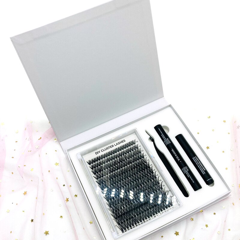 Cluster Eyelash Kit Factory - Custom Logo Lash Kit Wholesale