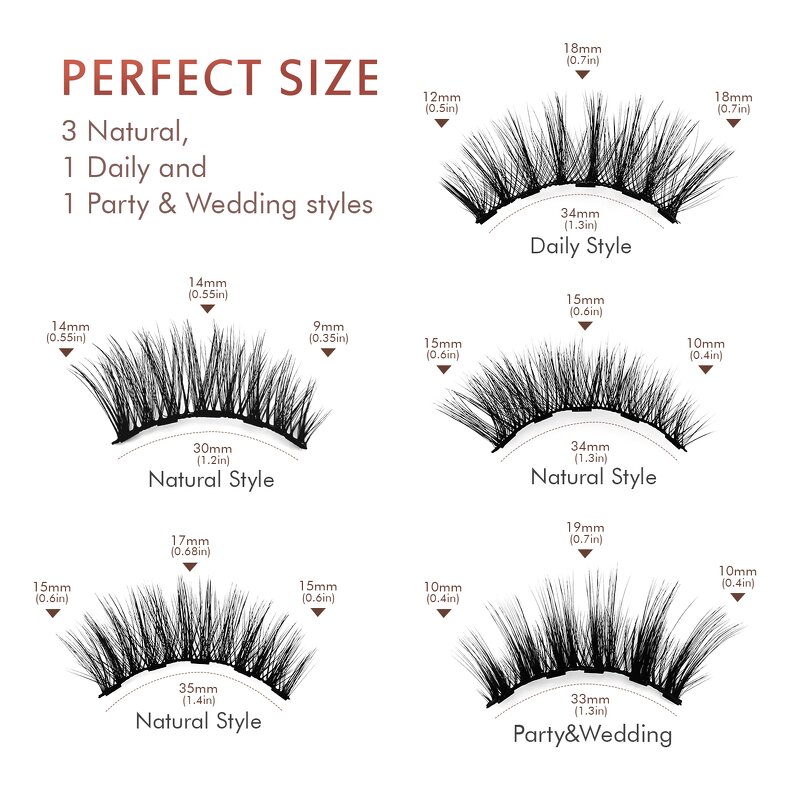 Magnetic Eyelashes Set Factory - Wholesale 3D with Packaging Box