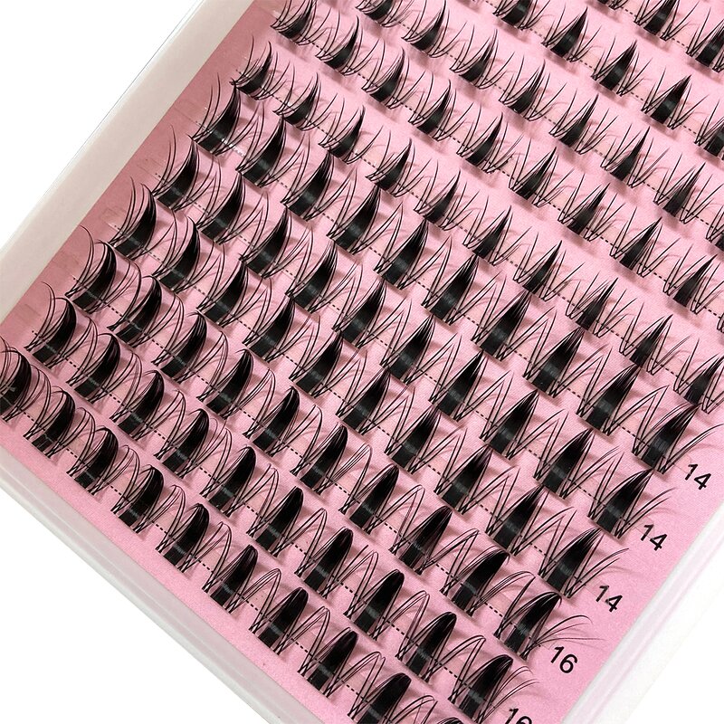 Wispy Faux Mink Lash Clusters Factory - Wholesale J/CC Curl