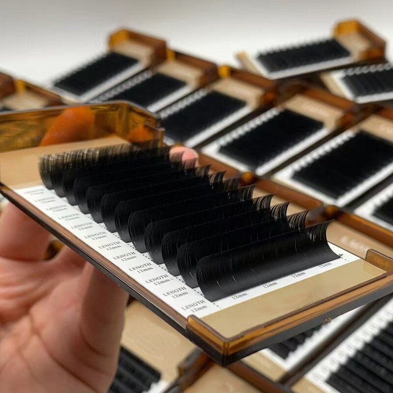 Volume Lash Extensions Factory - Matte Black Cashmere Trays