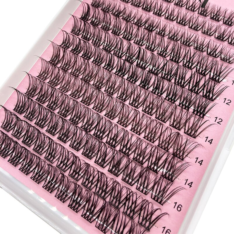 Wispy Faux Mink Lash Clusters Factory - Wholesale J/CC Curl