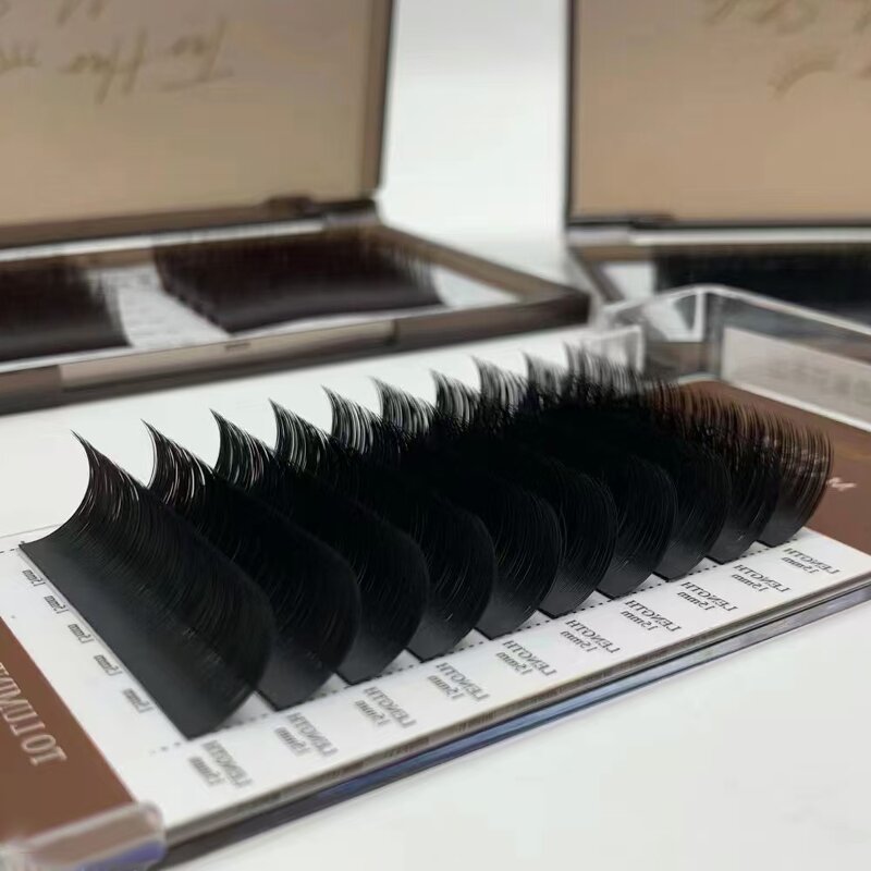 Cashmere Lash Trays Factory - Matte Black JBCD Curl Custom Box