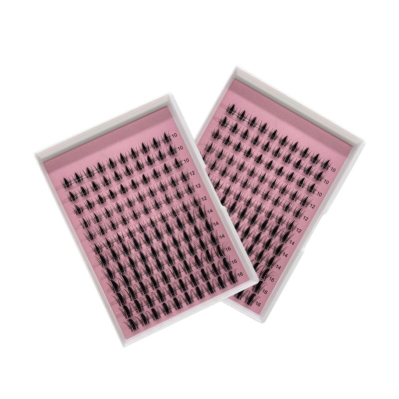 Premade Lash Clusters Factory - Wispy Private Label with Spikes