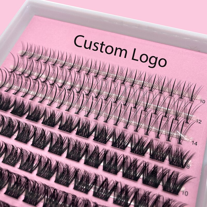 Wispy Faux Mink Lash Clusters Factory - Wholesale J/CC Curl