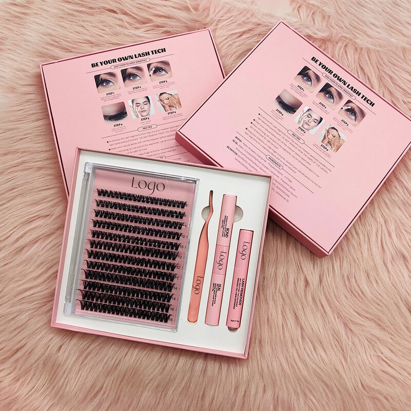 Long Puffy Lash Clusters Factory - Private Label Softest Kit