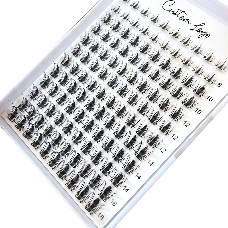 Premade Lash Clusters Factory - Wispy Private Label with Spikes