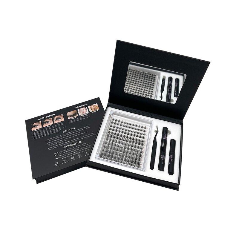 Cluster Eyelash Kit Factory - Custom Logo Lash Kit Wholesale