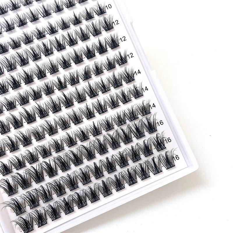 Premade Lash Clusters Factory - Wispy Private Label with Spikes