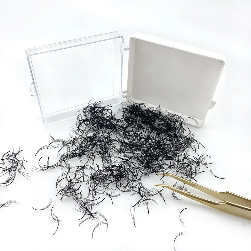 Premade Lash Fans Factory - Matte Black Loose Base 500 Fans