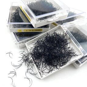 Premade Fan Eyelash Factory - Wholesale Wispy 0.03-0.07 C D