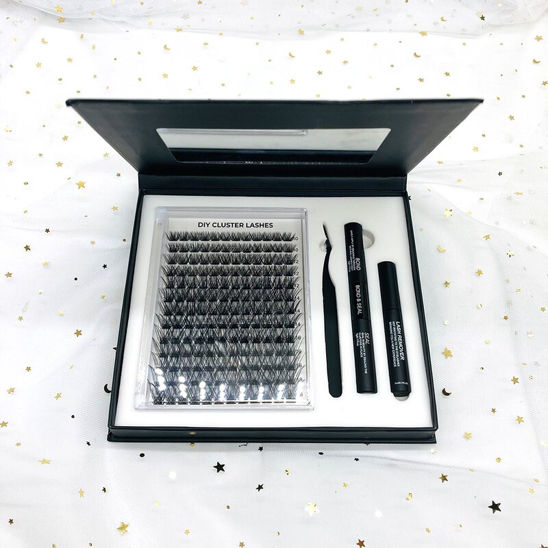 Waterproof Lash Clusters Kit Factory - Russian Curl Bulk