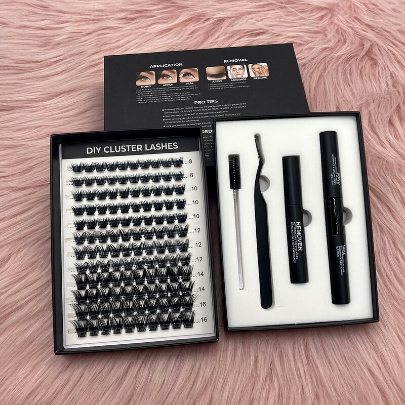 Wispy Lash Clusters Factory - Wholesale Custom Logo Natural