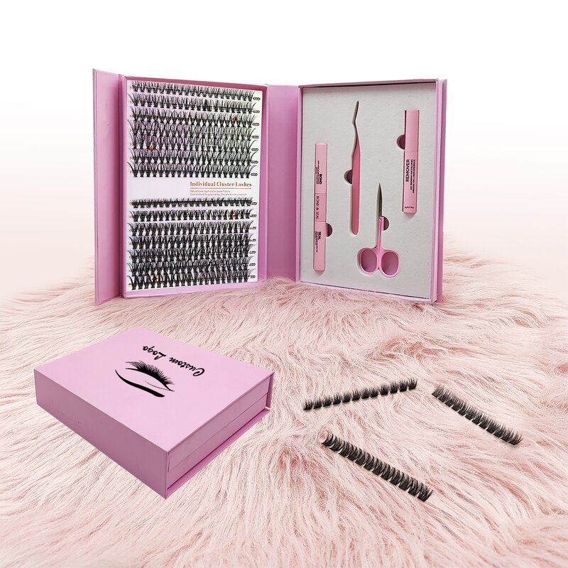 Cashmere Lash Cluster Kit Factory - C Curl Wispy 3D Volume