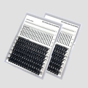 Lash Cluster Tray Factory - Wholesale C Curl with Bottom