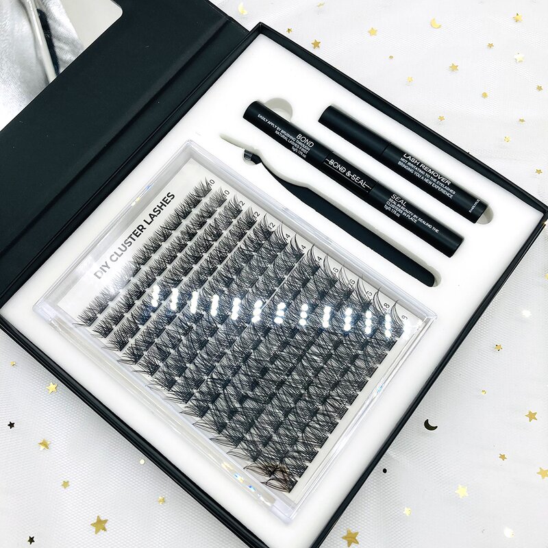 Waterproof Lash Clusters Kit Factory - Russian Curl Bulk