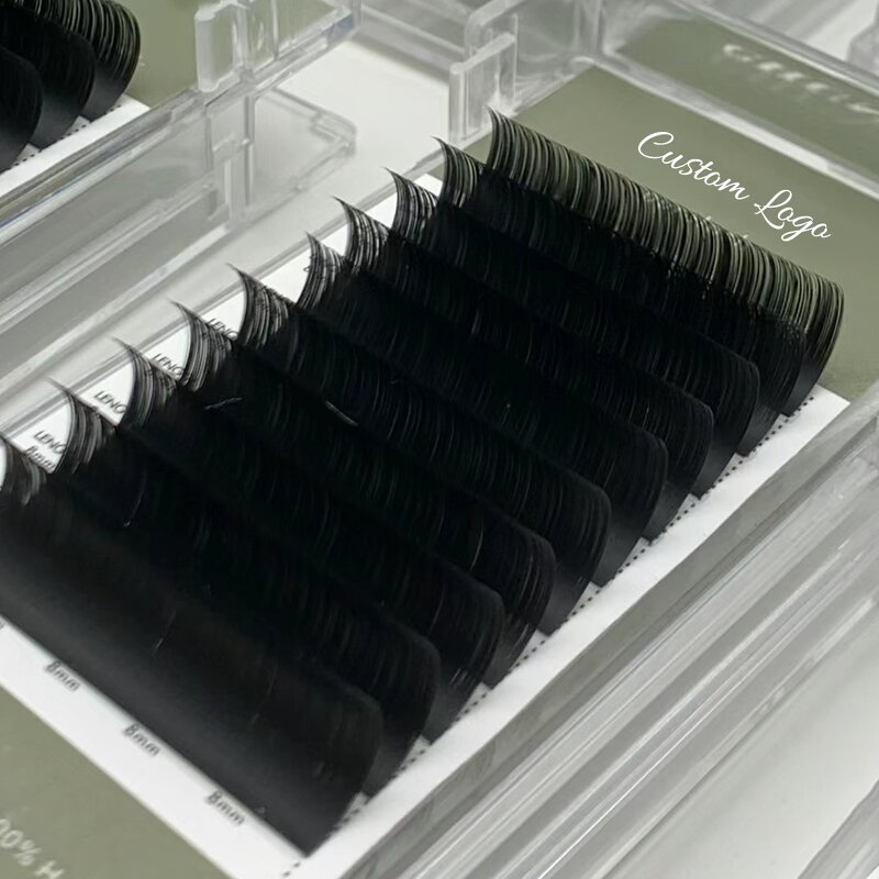 Eyelash Extensions Trays Factory - Matte Velvet Cashmere Lashes