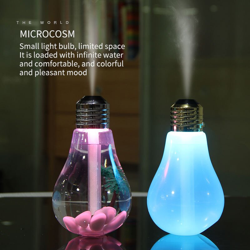 Humidifier Manufacturer - OEM/ODM 400ML Bulb Ultrasonic Color Changing