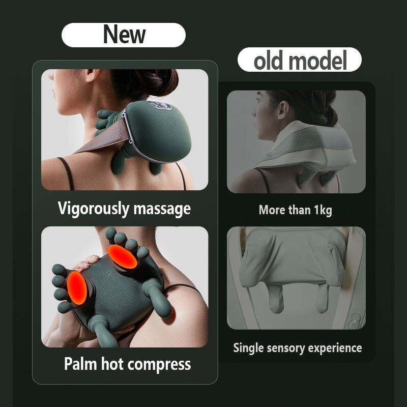 Neck Massager Factory - OEM/ODM Shiatsu Back Deep Tissue Kneading