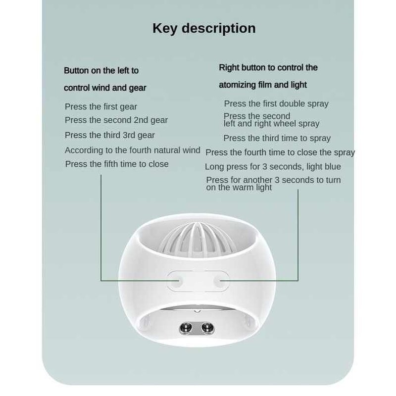 Mist Fan Factory - OEM/ODM Mini USB Water Cooling Humidifying Fan