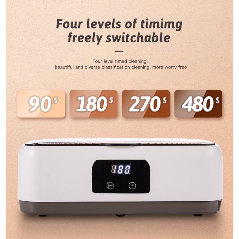 Ultrasonic Cleaner Manufacturer - Custom Touch Screen 750ml Machine